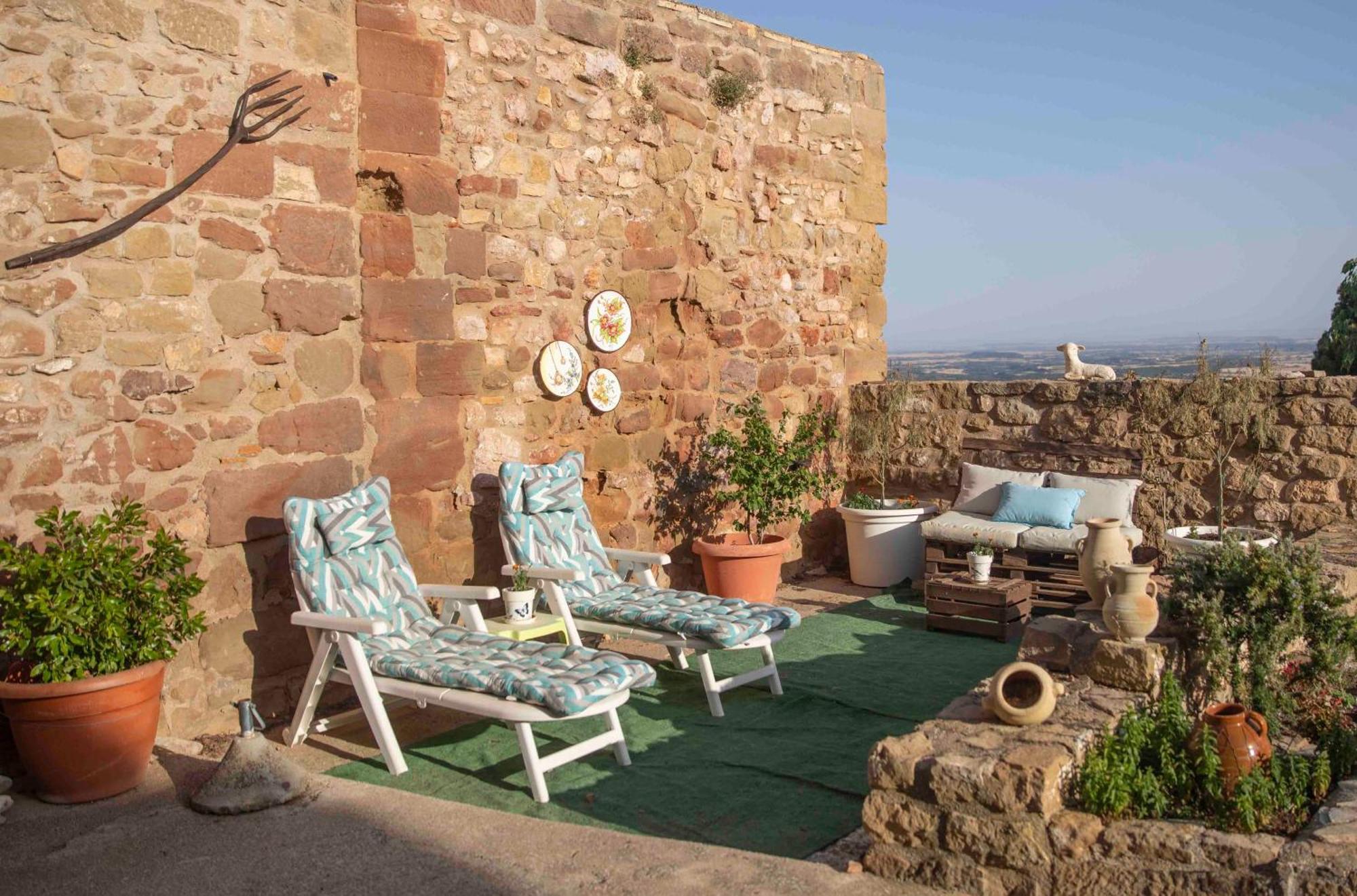 Casa Calvo Sxvi Villa Santa Eulalia la Mayor Buitenkant foto